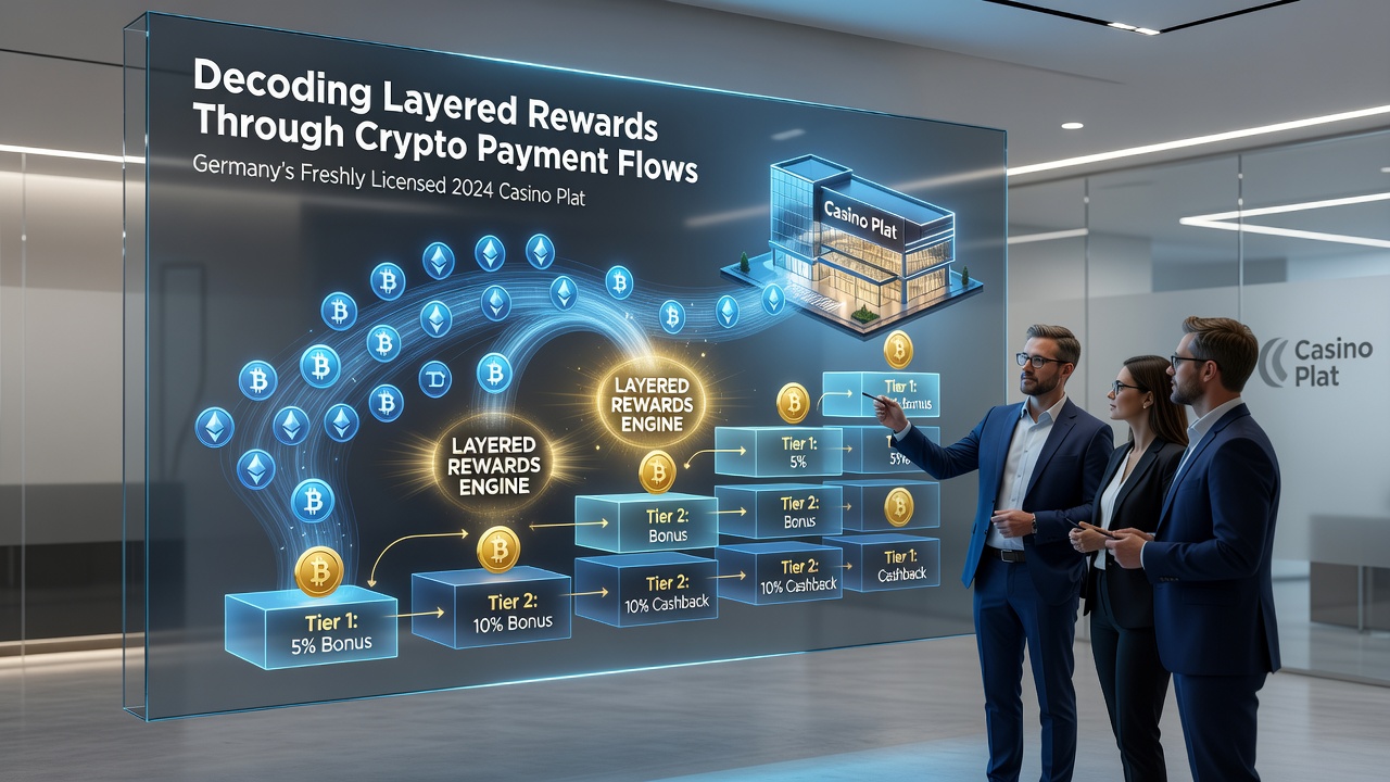 Illustration von Blockchain-basierten Zahlungsflüssen und VIP-Prämienstufen